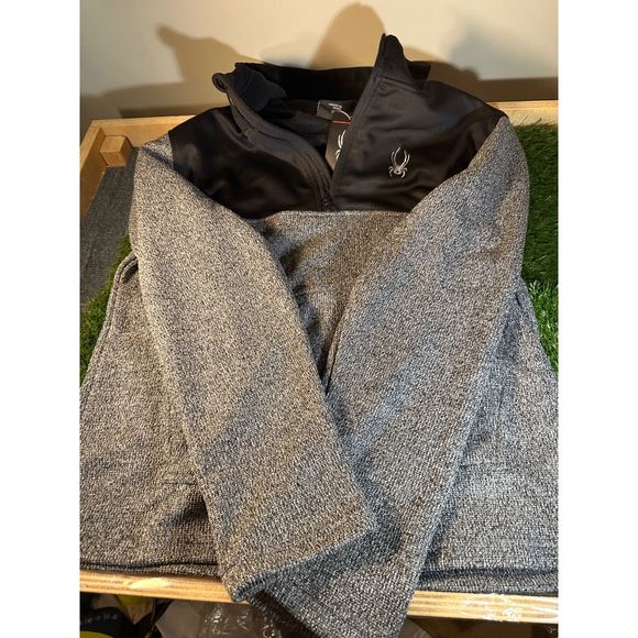 Mens NEW Spyder Jacket Pullover 1/4 Zip Size Large - Picture 5 of 5